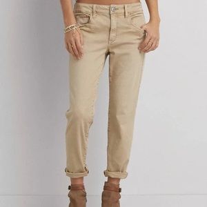 American Eagle Twill X Super Stretch Tomgirl Pant Size 2L